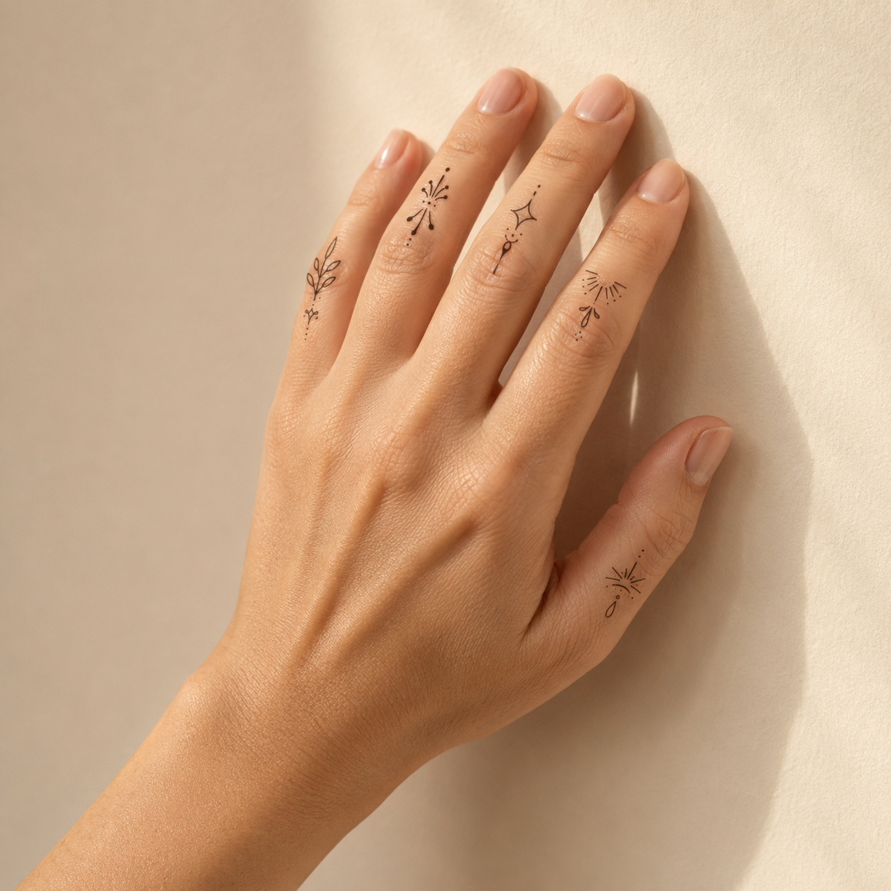 Fine Line Temporary Tattoos® — Finger Pack