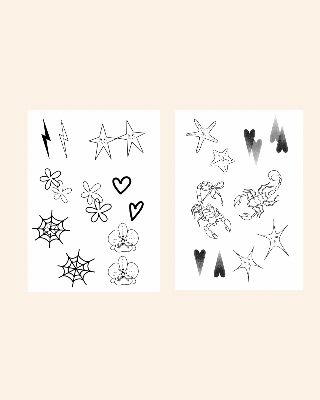 Fine Line Temporary Tattoos® — Matching Pack