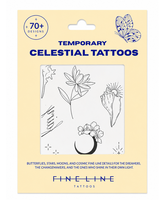 Fine Line Temporary Tattoos® — Celestial Pack
