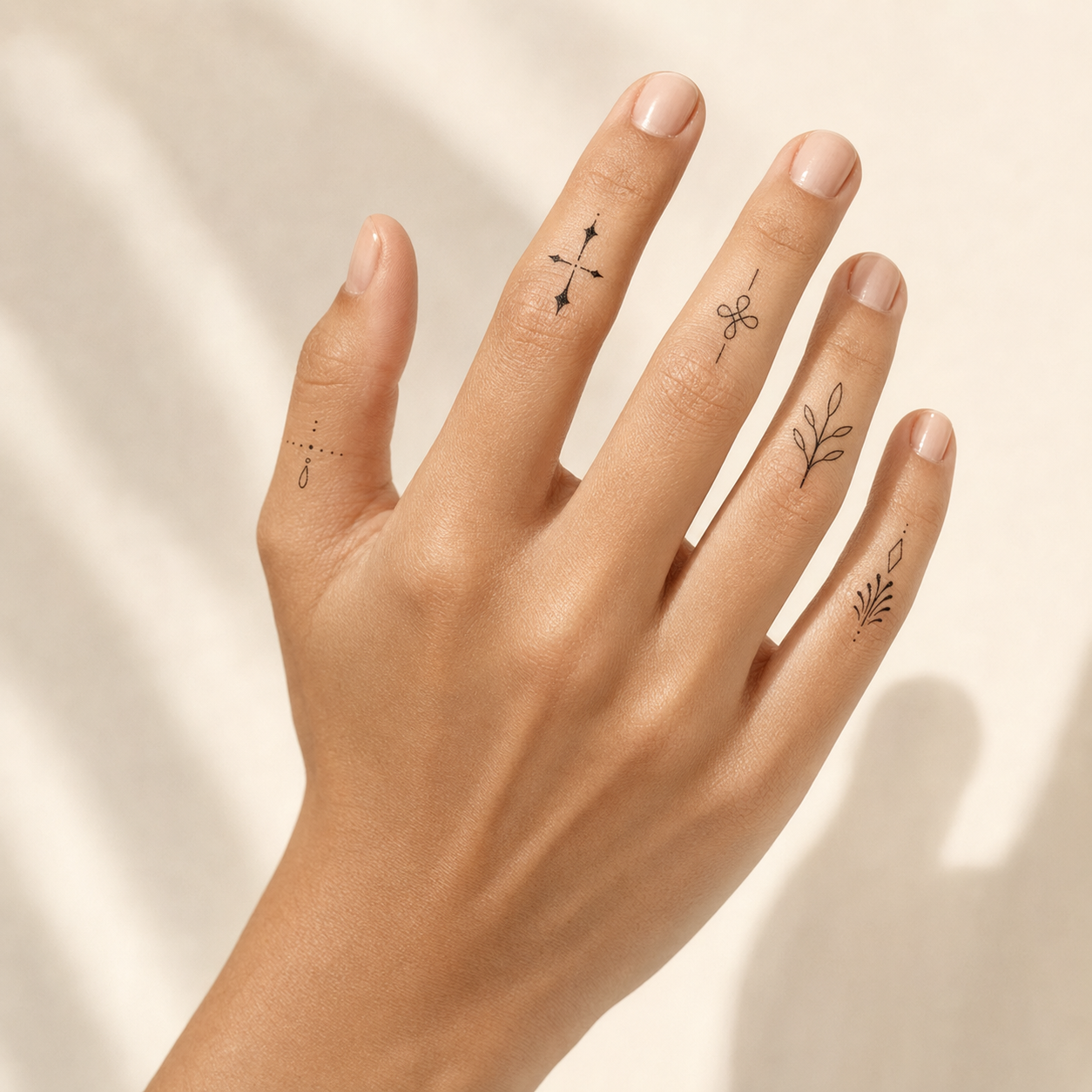 Fine Line Temporary Tattoos® — Finger Pack