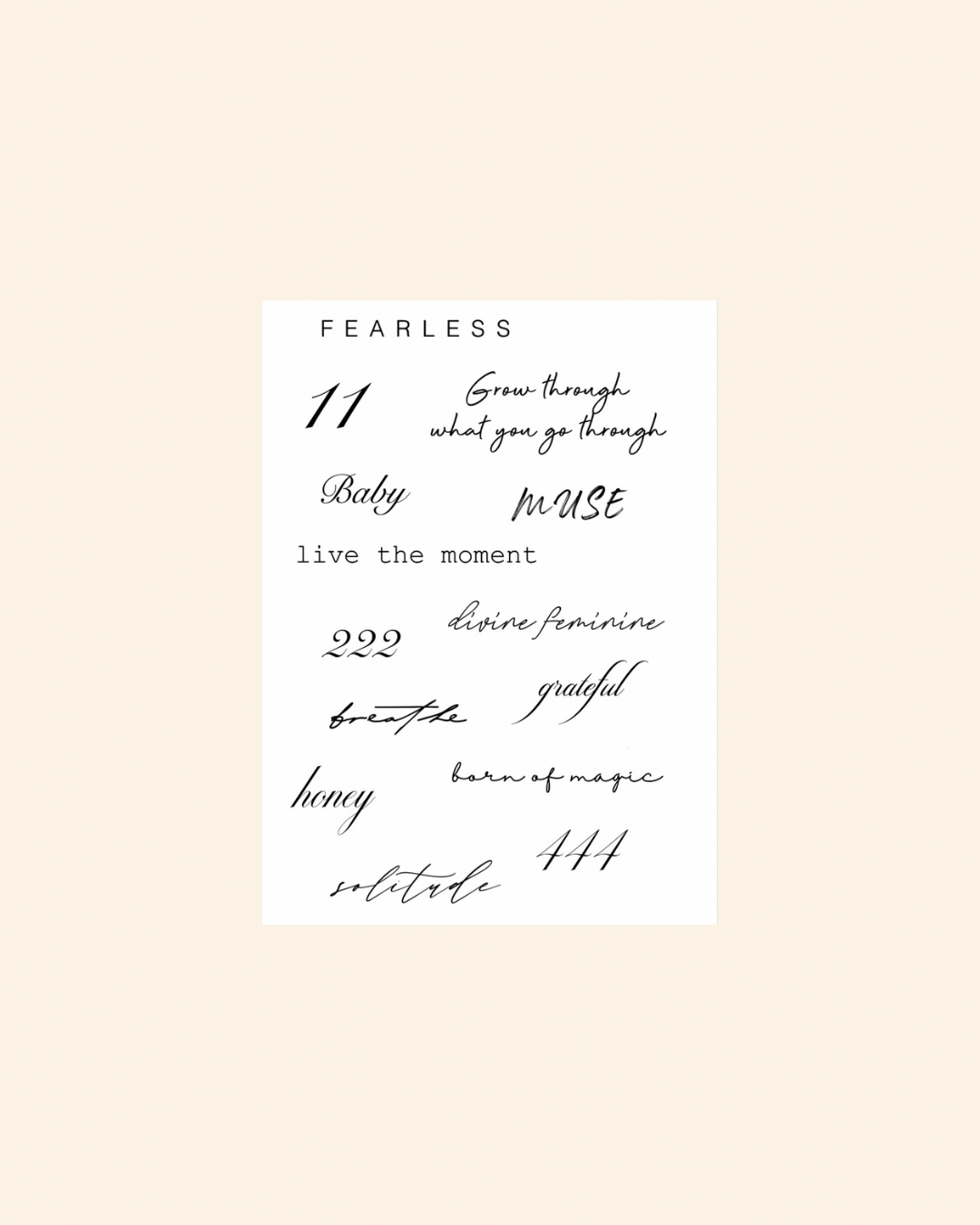 Complete Temporary Tattoo Collection — All 6 Packs