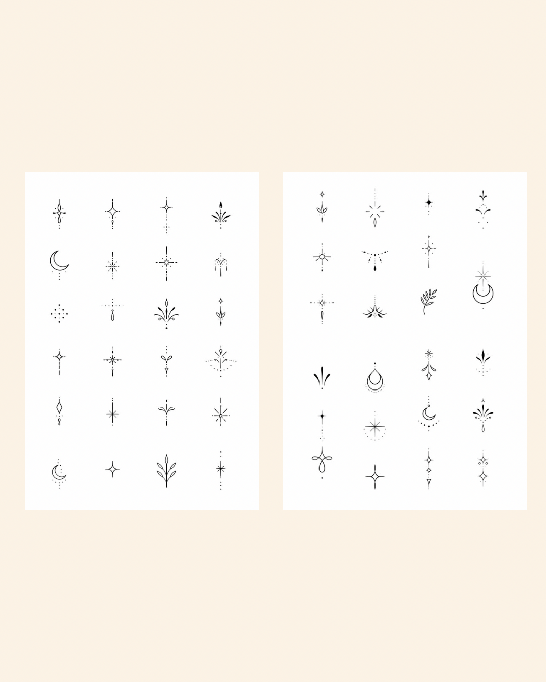 Complete Temporary Tattoo Collection — All 6 Packs